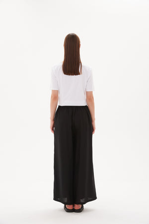 ELASTIC BACK PALAZZO PANT