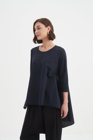 Tirelli women’s adjusted longline coat neutral tone