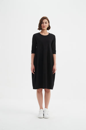 Tirelli blouse neutral soft drape tailored chic