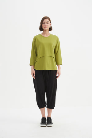 Tirelli blouse tailored chic soft cut modern