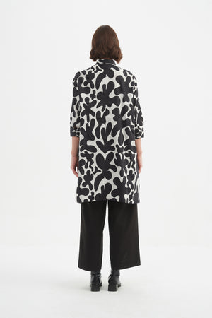 Tirelli collared blouse tailored crop design