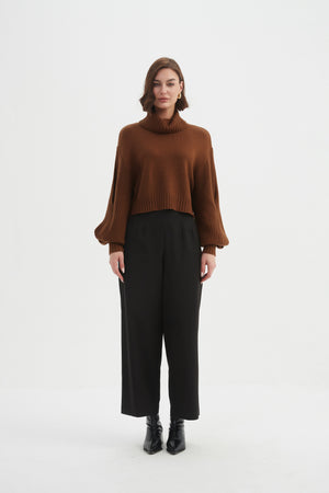 BALLOON SLEEVE KNIT