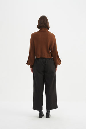 BALLOON SLEEVE KNIT