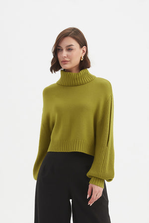 BALLOON SLEEVE KNIT