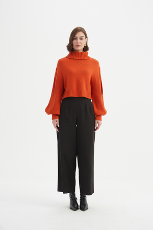 BALLOON SLEEVE KNIT