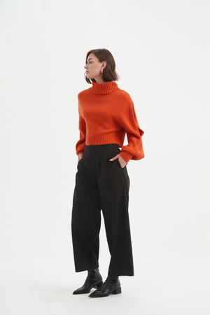 BALLOON SLEEVE KNIT