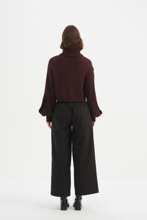BALLOON SLEEVE KNIT