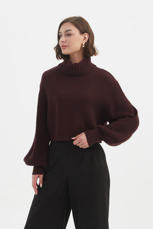 BALLOON SLEEVE KNIT