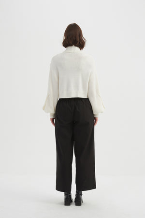 BALLOON SLEEVE KNIT
