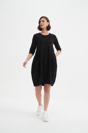 Tirelli flowy blouse short sleeve feminine