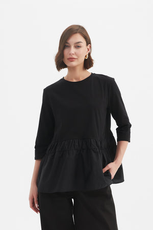 Tirelli longline coat structured layering