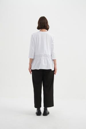 Tirelli women’s longline cardigan minimalist design