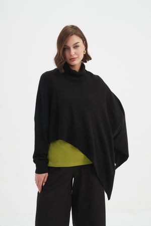 ASYMMETRIC CROP KNIT