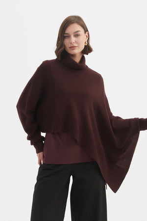 ASYMMETRIC CROP KNIT