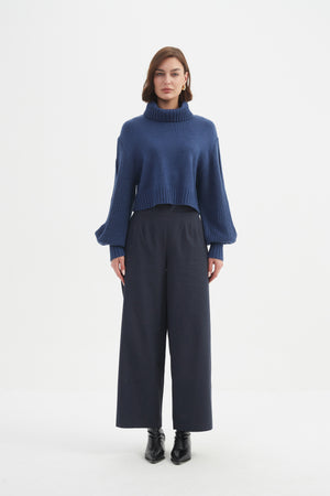 BALLOON SLEEVE KNIT
