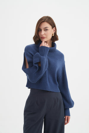 BALLOON SLEEVE KNIT