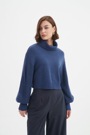 BALLOON SLEEVE KNIT