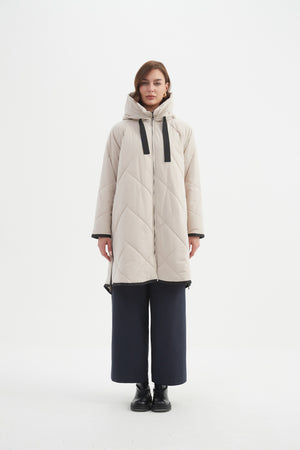 ZIP HEM WINTER COAT