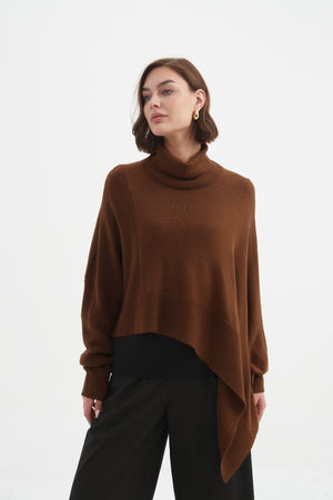 ASYMMETRIC CROP KNIT