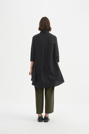 Tirelli blouse long sleeve lightweight casual chic