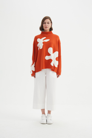 Tirelli knit blouse women’s modern tailored chic style