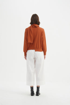 Tirelli ribbed knit sweater long sleeves