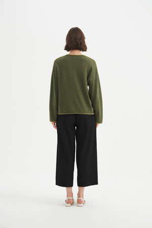 Tirelli women’s knit jumper soft texture