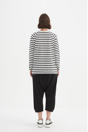 Tirelli knit blouse ribbed chic women’s casual top