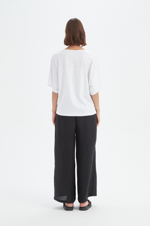 WIDE SLEEVE YOKE TEE