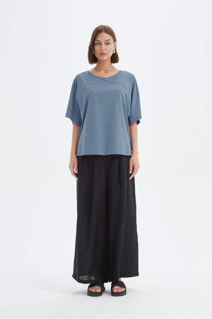 WIDE SLEEVE YOKE TEE