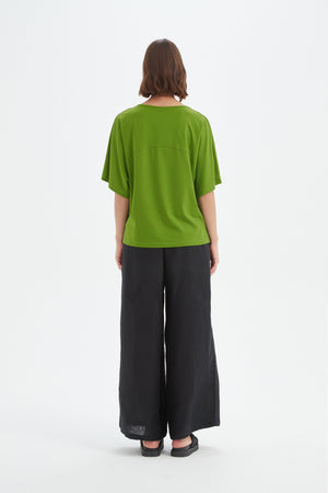 WIDE SLEEVE YOKE TEE