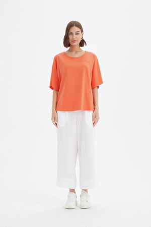 WIDE SLEEVE YOKE TEE