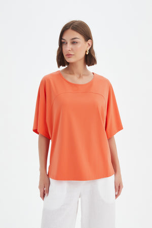 WIDE SLEEVE YOKE TEE