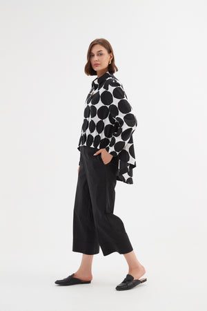 Tirelli women’s blouse relaxed fit minimal look