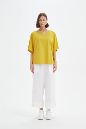 WIDE SLEEVE YOKE TEE