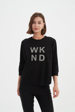 3/4 METALLIC WKND PRINT CREW