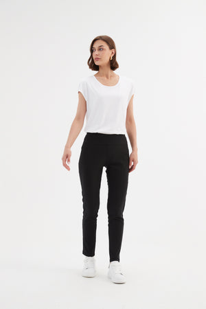Tirelli cropped knit sweater – casual pullover