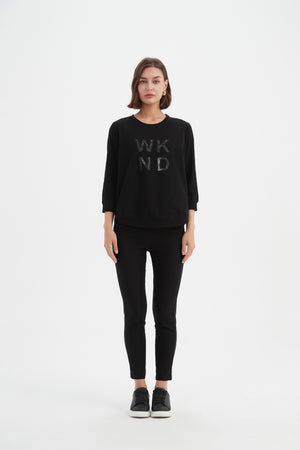 3/4 METALLIC WKND PRINT CREW