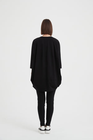 Tirelli blouse tailored chic feminine casual soft neutral