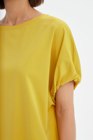 BUBBLE SLEEVE TEE