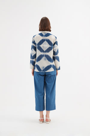 Tirelli cropped blouse chic feminine modern versatile wear