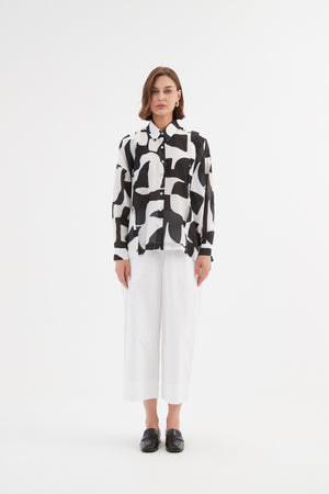 BOXY PLEAT SHIRT