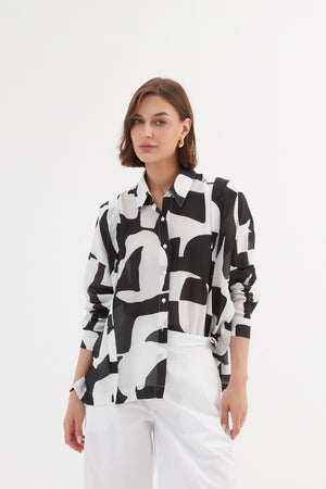 BOXY PLEAT SHIRT