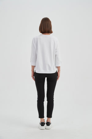 3/4 METALLIC WKND PRINT CREW