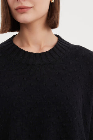 TEXTURED SPOT KNIT