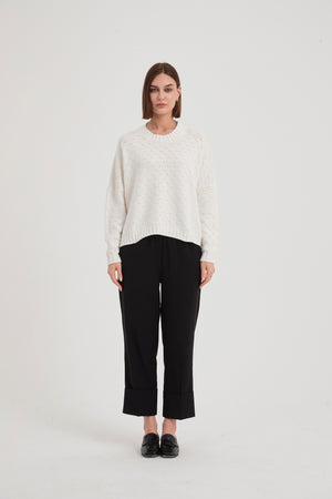 TEXTURED SPOT KNIT