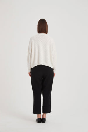 TEXTURED SPOT KNIT