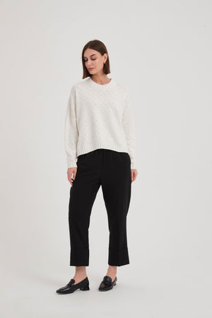 TEXTURED SPOT KNIT