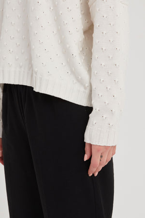 TEXTURED SPOT KNIT
