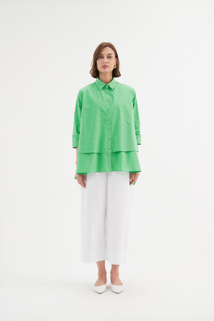 TIERED FRONT SHIRT